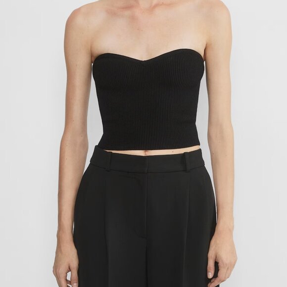 Aritzia Babaton Sculpt Knit Sweetheart Tube Top - Picture 2 of 3